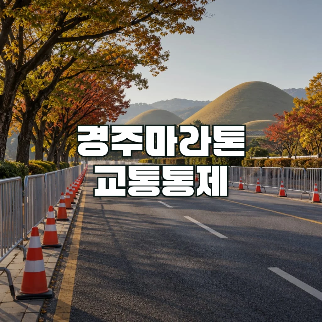 경주마라톤 2026 교통통제 시간·구간과 대회 핵심 정리