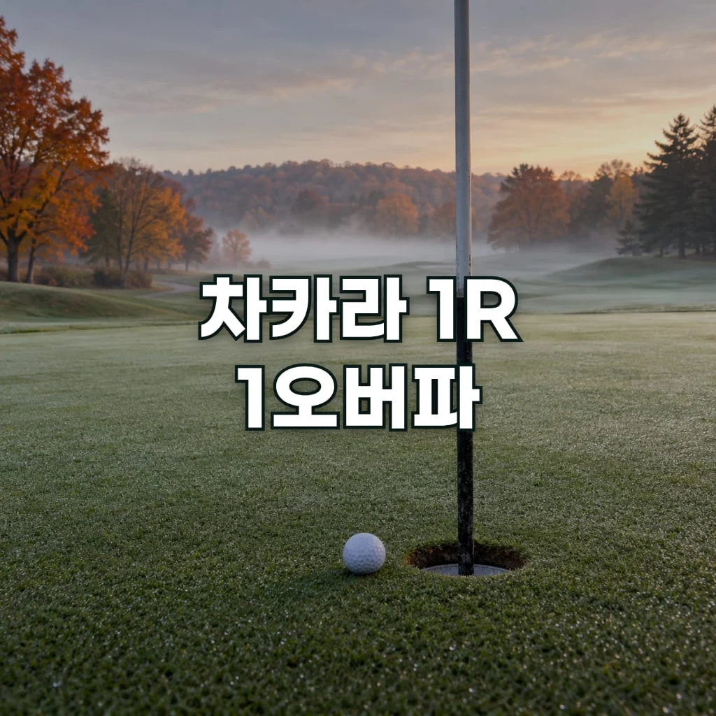 차카라 1R 1오버파