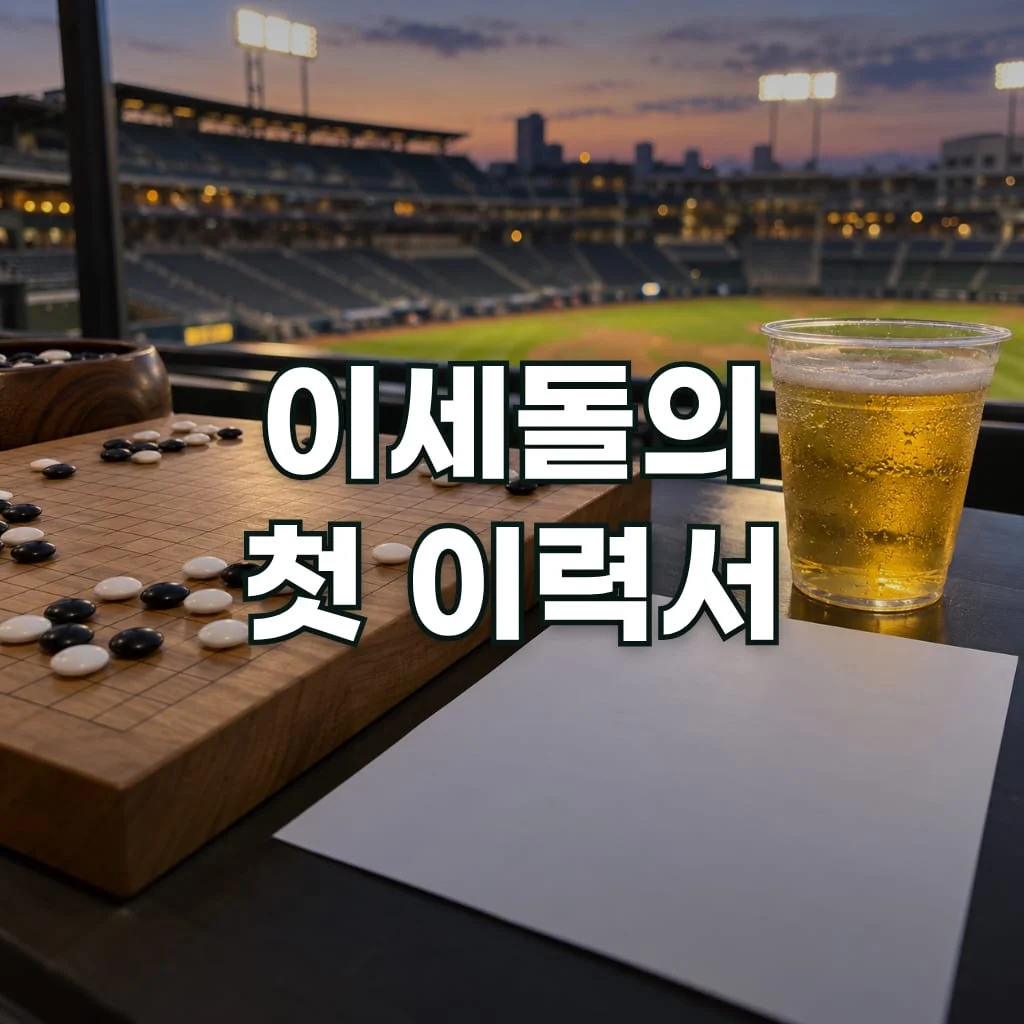 이세돌의 첫 이력서