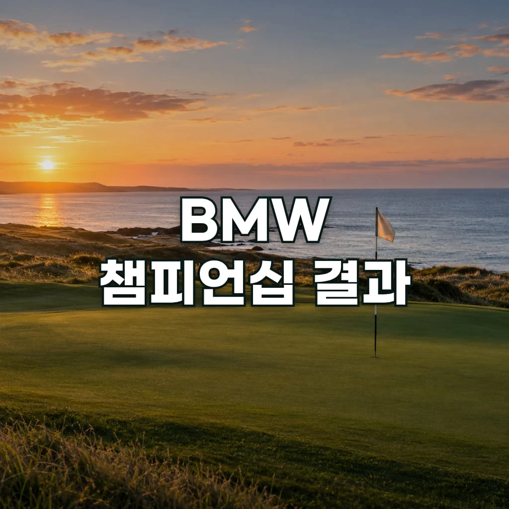 BMW 챔피언십 결과