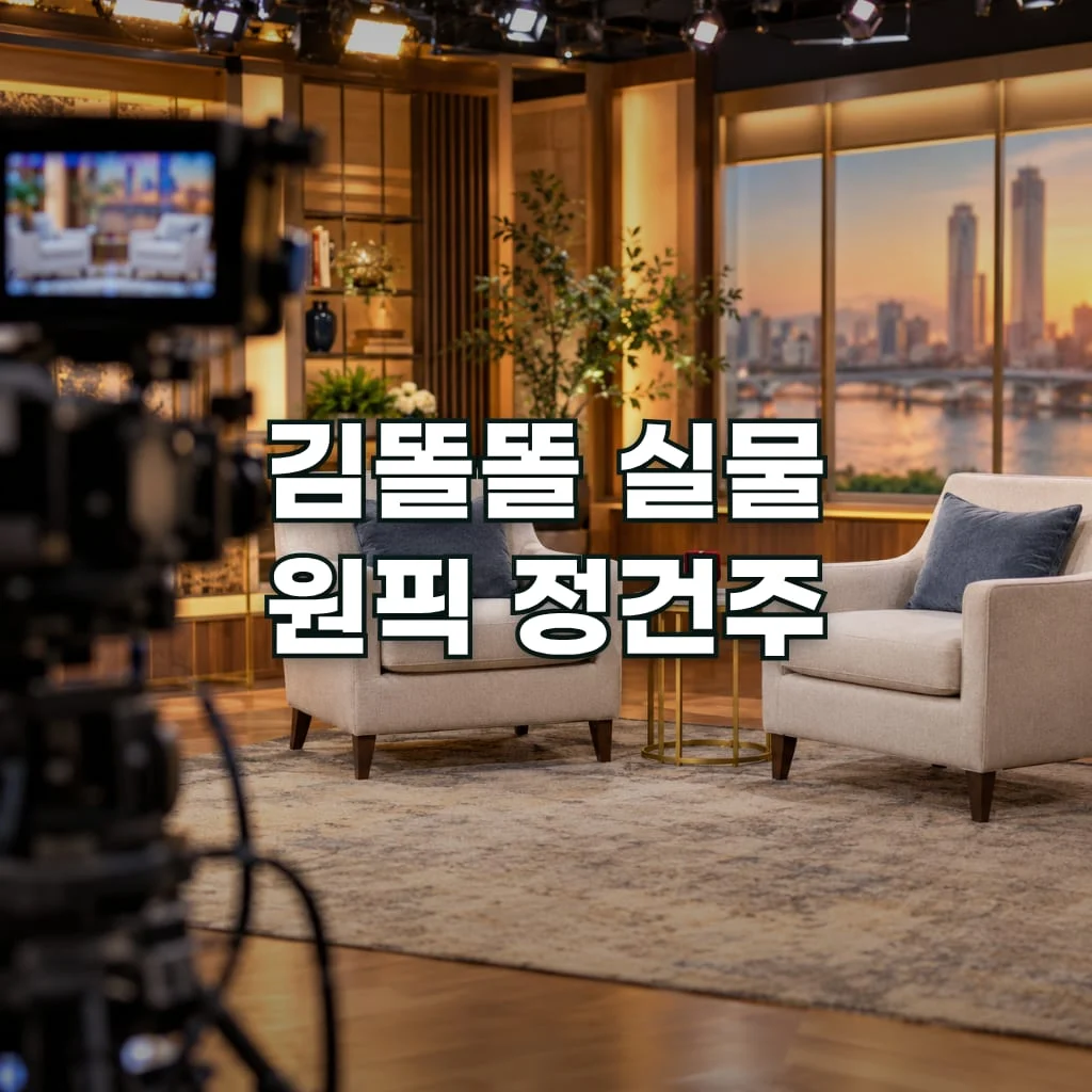김똘똘 실물 원픽 정건주