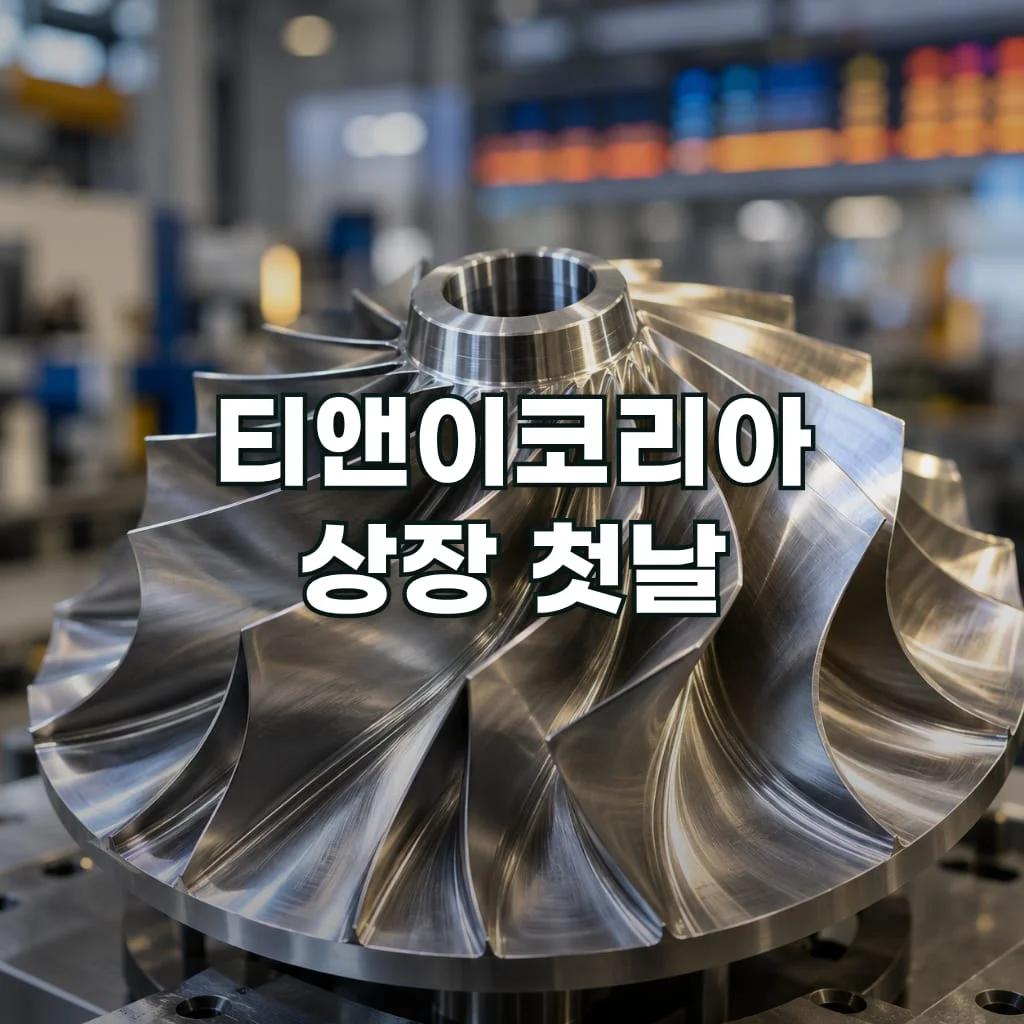 티앤이코리아 상장 첫날