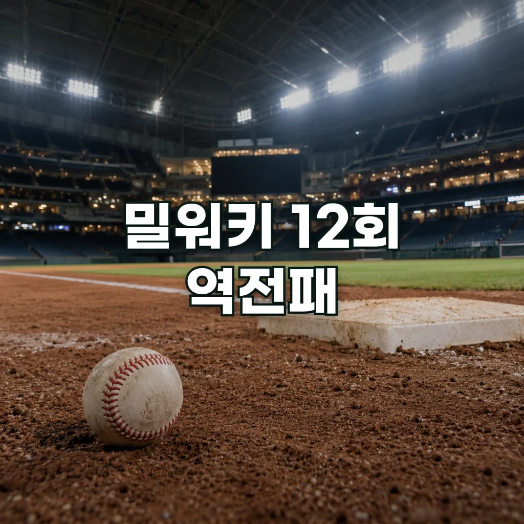 밀워키 12회 역전패