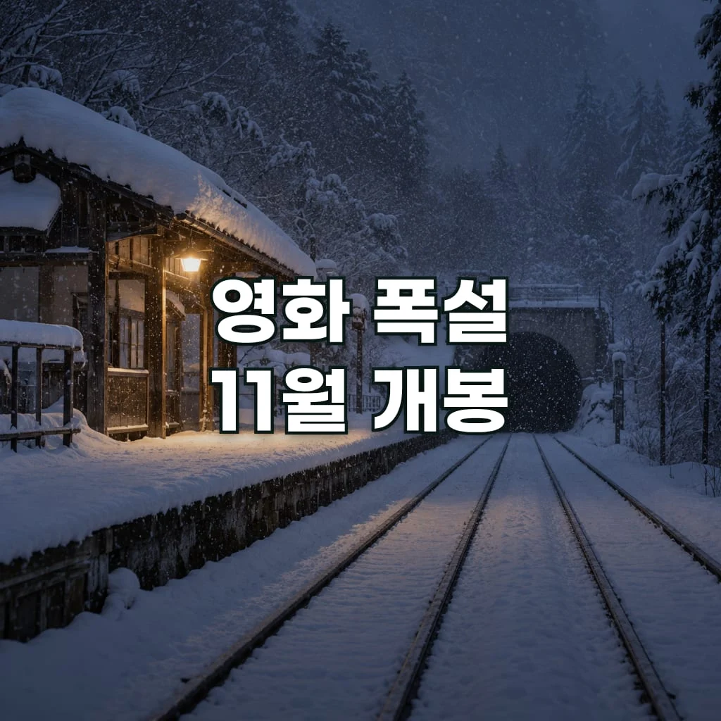 영화 폭설 11월 개봉