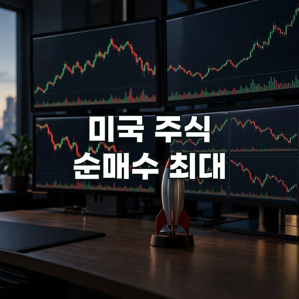 미국 주식 순매수 최대