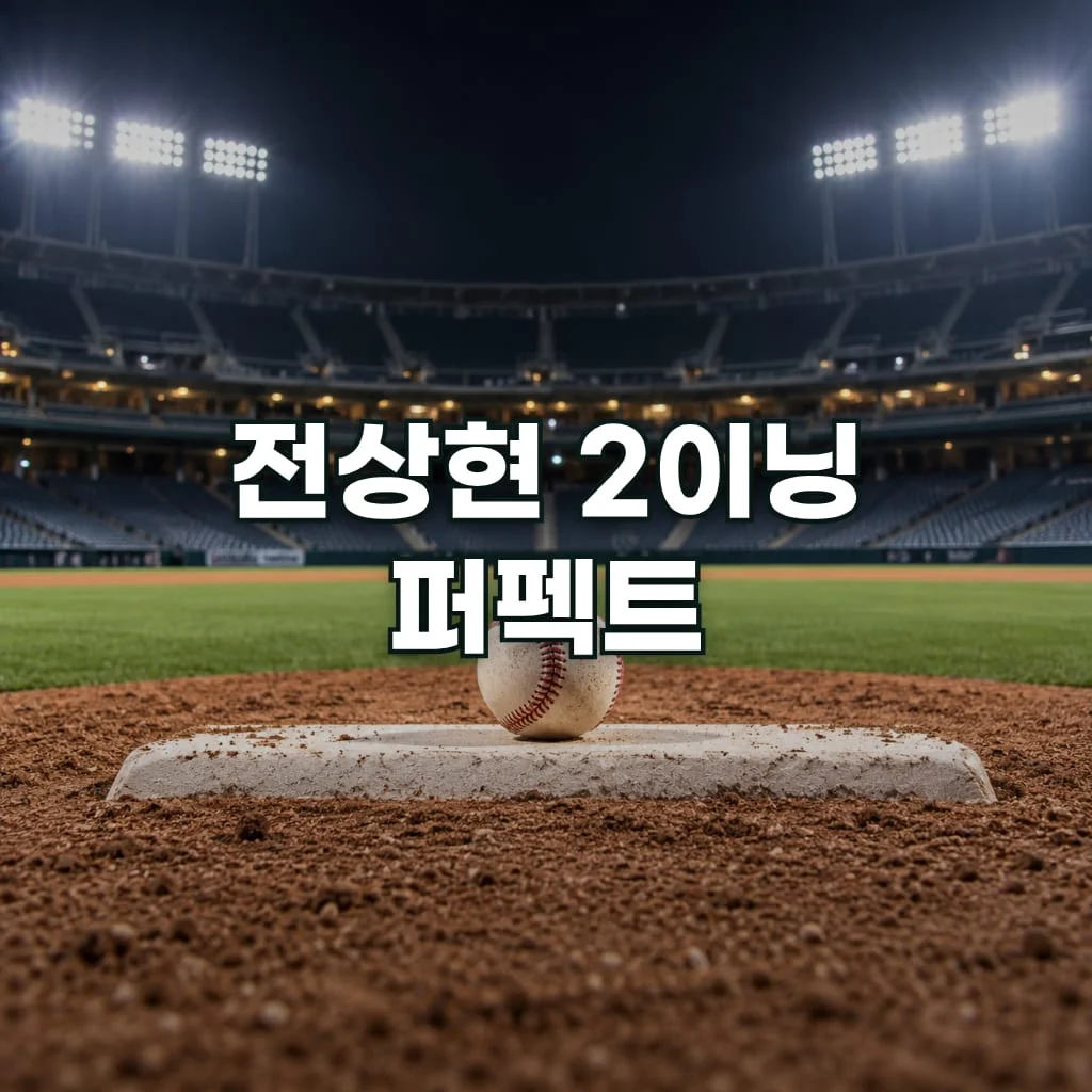 전상현 2이닝 퍼펙트